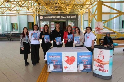 Denizli Sağlık M&uuml;d&uuml;rl&uuml;ğ&uuml; organ bağışında farkındalık oluşturdu