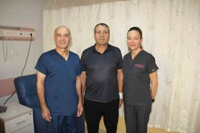 Aort damarı kapalı yöntemle tedavi edildi