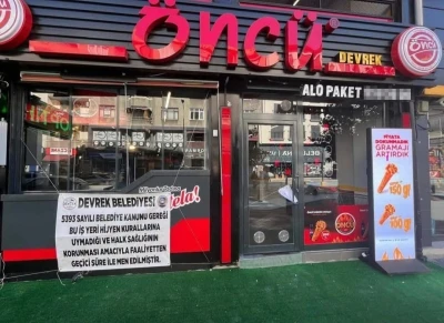 Devrek&rsquo;te kurallara uymayan iş yeri m&uuml;h&uuml;rlendi