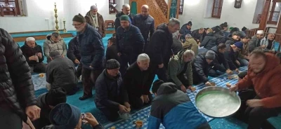 Devrekliler yeni yılın ilk sabah namazı buluşmasında bir araya geldiler