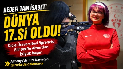 Dicle &Uuml;niversitesi &Ouml;ğrencisi Elif Berfin Altun D&uuml;nya Sıralamasında İlk 20&rsquo;ye Girdi