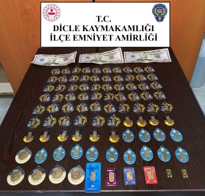 Dicle ve Hani&rsquo;de Sahte Altın Operasyonu