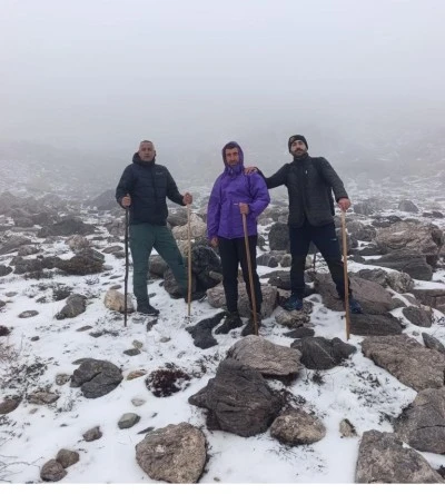 Dicleli dağcılardan rekor, bakın hangi dağa tırmandılar?