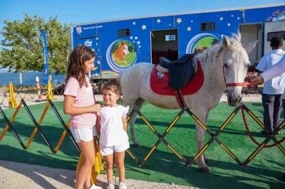 Didim Belediyesi &ccedil;ocuklar pony club etkinliği ile buluşturdu