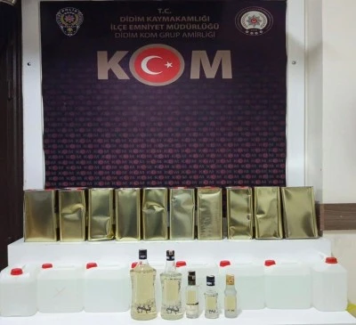 Didim’de Kaçak Alkol Operasyonu: 90 Litre Etil Alkol Ele Geçirildi