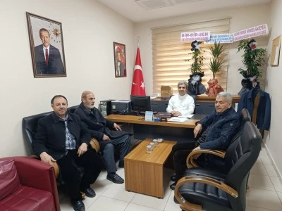 Din-Bir-Sen&rsquo;den Diş Hastanesi M&uuml;d&uuml;r Yardımcısı &Ouml;zer&rsquo;e Ziyaret