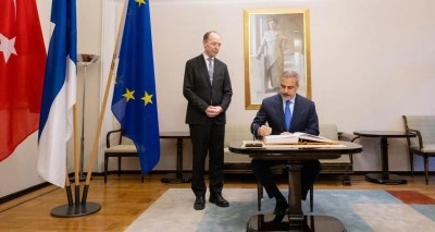 Dışişleri Bakanı Fidan, Finlandiya Parlamento Başkanı Halla-aho ile bir araya geldi