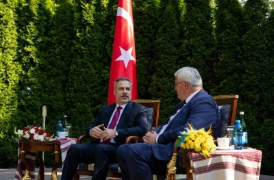 Dışişleri Bakanı Fidan Kiev&rsquo;de Ukraynalı mevkidaşı Sibiha ile g&ouml;r&uuml;şt&uuml;
