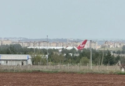 Diyarbakır’a Acil iniş yapan O uçak kalkış yaptı