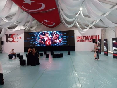 Diyarbakır'da 15 Temmuz Milli birlik ve beraberlik &ccedil;adırına yoğun ilgi