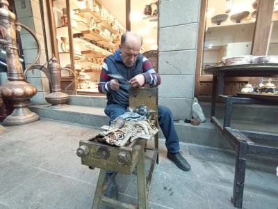Diyarbakır’da 40 yıldır Bakır sanatını yaşatıyor