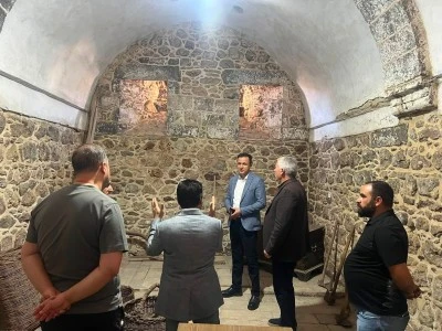 Diyarbakır&rsquo;da 5 asırlık saray hamamı yeniden hayat bekliyor