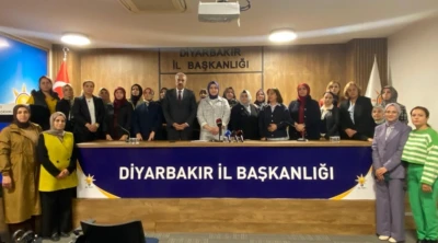 Diyarbakır'da AK Parti’li kadınlardan 25 Kasım açıklaması
