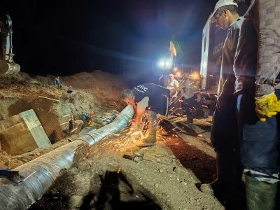 Diyarbakır&rsquo;da Ana Su Hattında Arıza