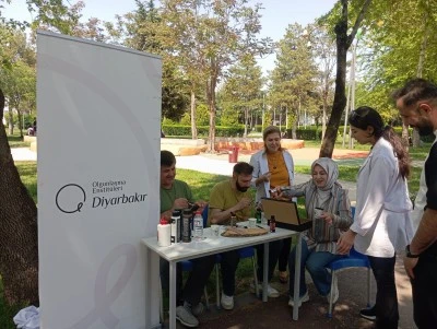 Diyarbakır&rsquo;da anıt park&rsquo;ta sanat etkinliği