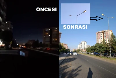 Diyarbakır'da Arızalı Sokak Aydınlatmaları Onarıldı