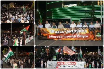 Diyarbakır’da artık bıçak kemiğe dayandı Gazze İçin Ayağa Kalkıldı