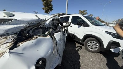 Diyarbakır’da Asfalt Paleti Otomobili Biçti