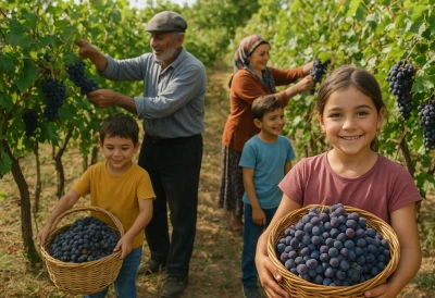 Diyarbakır'da Bağ Bozumu Zamanı