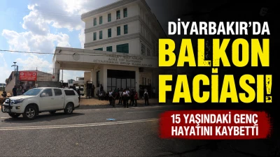 Diyarbakır&rsquo;da Balkon Faciası