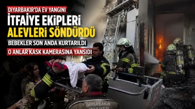 Diyarbakır'da bayram g&uuml;n&uuml; korkutan yangın