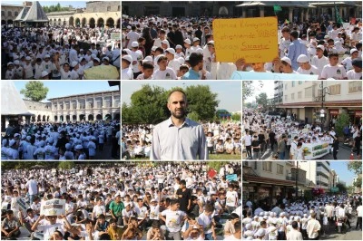 Diyarbakır&rsquo;da binlerce &ccedil;ocuk namaz i&ccedil;in buluştu