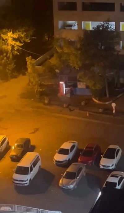 Diyarbakır’da Büfenin Camlarını Taşla Kıran Şahıs Kamerada