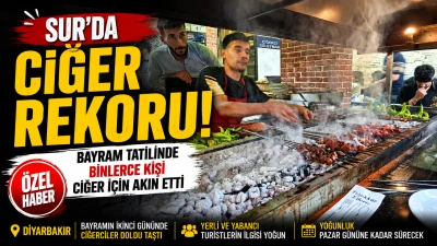 Diyarbakır'da ciğercilerde Kuyruklar oluştu