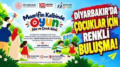 Diyarbakır&rsquo;da &ccedil;ocuklar i&ccedil;in renkli buluşma