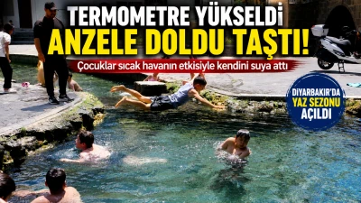 Diyarbakır&rsquo;da &Ccedil;ocukların Adresi Anzele Havuzu Oldu