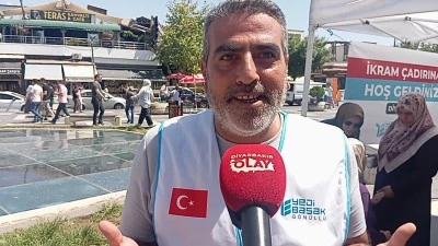 Diyarbakır&rsquo;da cuma &ccedil;ıkışı serinleten ikram