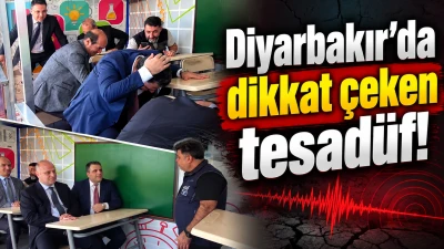 Diyarbakır&rsquo;da dikkat &ccedil;eken tesad&uuml;f