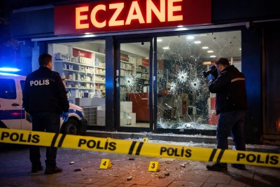 Diyarbakır'da Eczaneye Gece Silahlı Saldırı