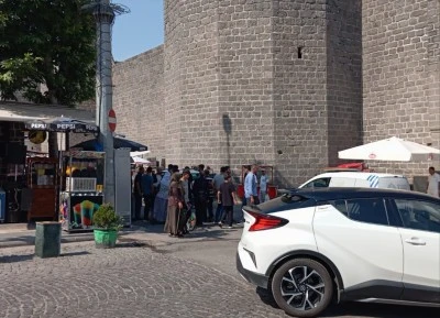 Diyarbakır'da esnafların kavgası