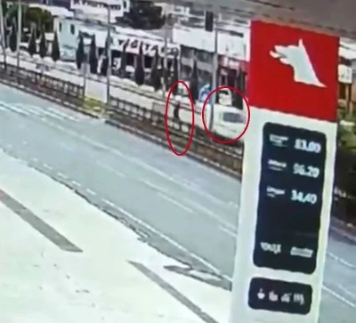 Diyarbakır&rsquo;da faciadan saniyelerle kurtuldu