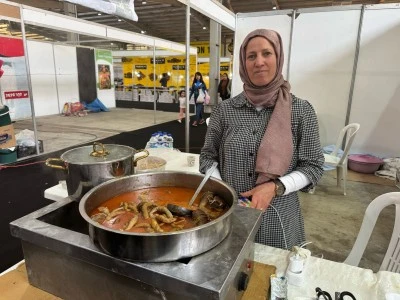 Diyarbakır'da Fuar Alanında Ev Yapımı Lezzetler