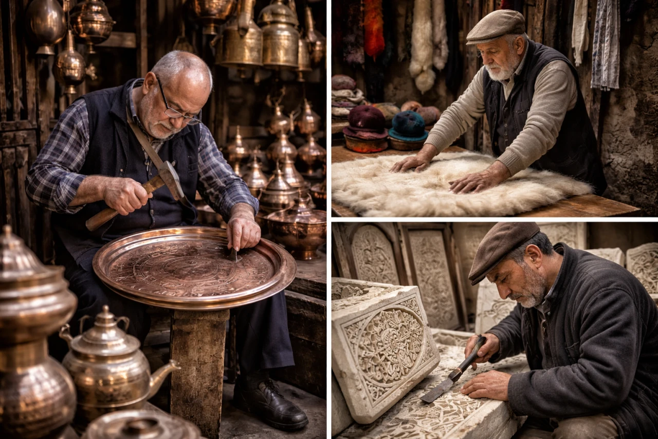 Diyarbakır&rsquo;da Geleneksel El Sanatları Mesleği Yeniden Canlanıyor