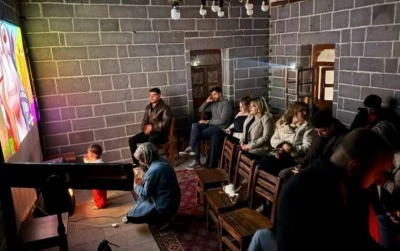 Diyarbakır&rsquo;da g&ouml;n&uuml;ll&uuml; bireylerden sinema etkinliği