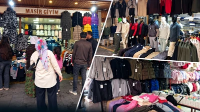 Diyarbakır&rsquo;da havalar soğudu vitrinler değişti