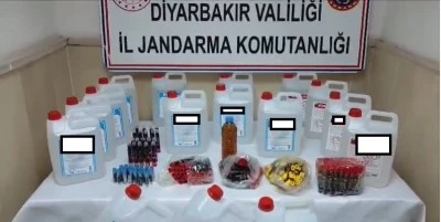 Diyarbakır'da Kaçak Alkol Operasyonu