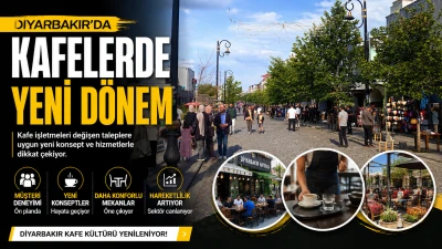 Diyarbakır'da kafelerde yeni d&ouml;nem