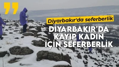 Diyarbakır'da kayıp kadın i&ccedil;in seferberlik