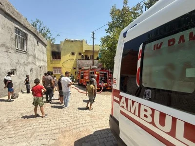 Diyarbakır’da Klima Yangını Panik Yarattı
