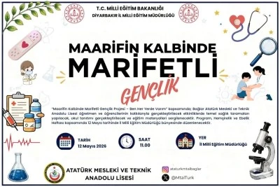 Diyarbakır&rsquo;da &ldquo;Marifetli Gen&ccedil;lik&rdquo; Sağlık Haftası Etkinlikleri Başlıyor