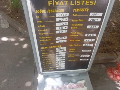 Diyarbakır'da Men&uuml; ve Fiyat Şeffaflığı Vatandaşın Beğenisini Kazandı