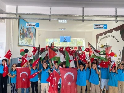 Diyarbakır'da Minik Yüreklerden Filistin’e Anlamlı Destek