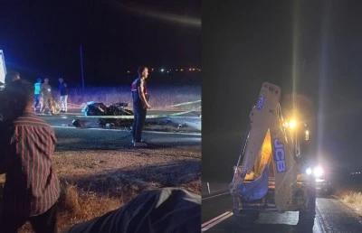 Diyarbakır'da motosiklet s&uuml;r&uuml;c&uuml;s&uuml;n&uuml;n feci &ouml;l&uuml;m&uuml;