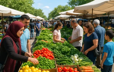 Diyarbakır’da Organik Pazarlar İlgi Odağı Haline Geliyor