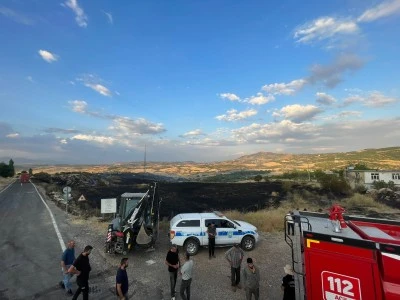 Diyarbakır'da Orman ve Zirai Alan Yangını 