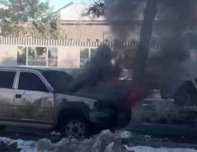 Diyarbakır&rsquo;da Seyir Halindeki Pikap Alevlere Teslim Oldu